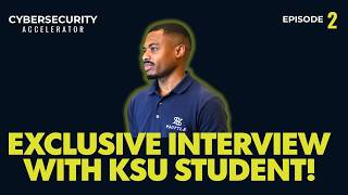 TONY EVANS GETS INTERVIEWED BY KSU STUDENT FOR CYBERSECURITY INSIGHTS AND INDUSTRY ADVICE