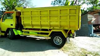 DUMP TRUK !!! MUAT PASIR MANUAL SUNGAI PROGO