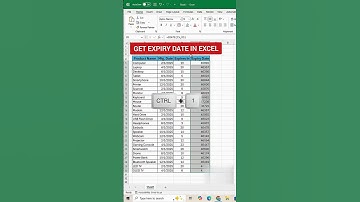 Calculate Expiry Dates in Excel Automatically!