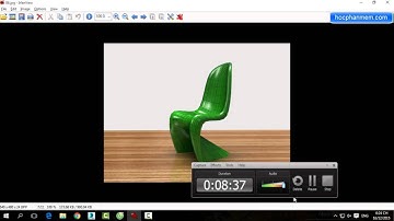 Vẽ ghế bằng surface trong 3ds max