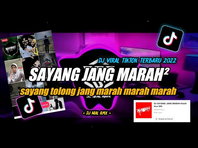 DJ Sayang Tolong Jang Marah Marah Remix Viral TikTok Terbaru 2022 Full Bass class=