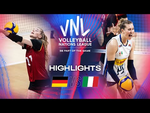 видео: 🇩🇪 GER vs. 🇮🇹 ITA - Highlights | Week 1 | Women's VNL 2024