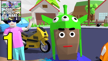 Dude Theft Wars: Open World Sandbox Simulator BETA - Gameplay Walkthrough Part 1 (iOS, Android)