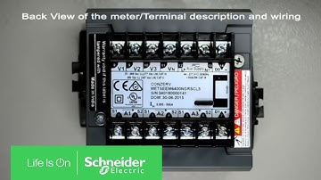 Terminal Description & Wiring of EM6400NG Series Meters | Schneider Electric Support