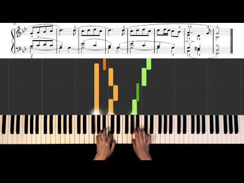 Tchaikovsky - Old French Song Synthesia Piano Tutorial