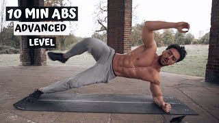 10 MIN INTENSE & ADVANCED ABS WORKOUT | Rowan Row