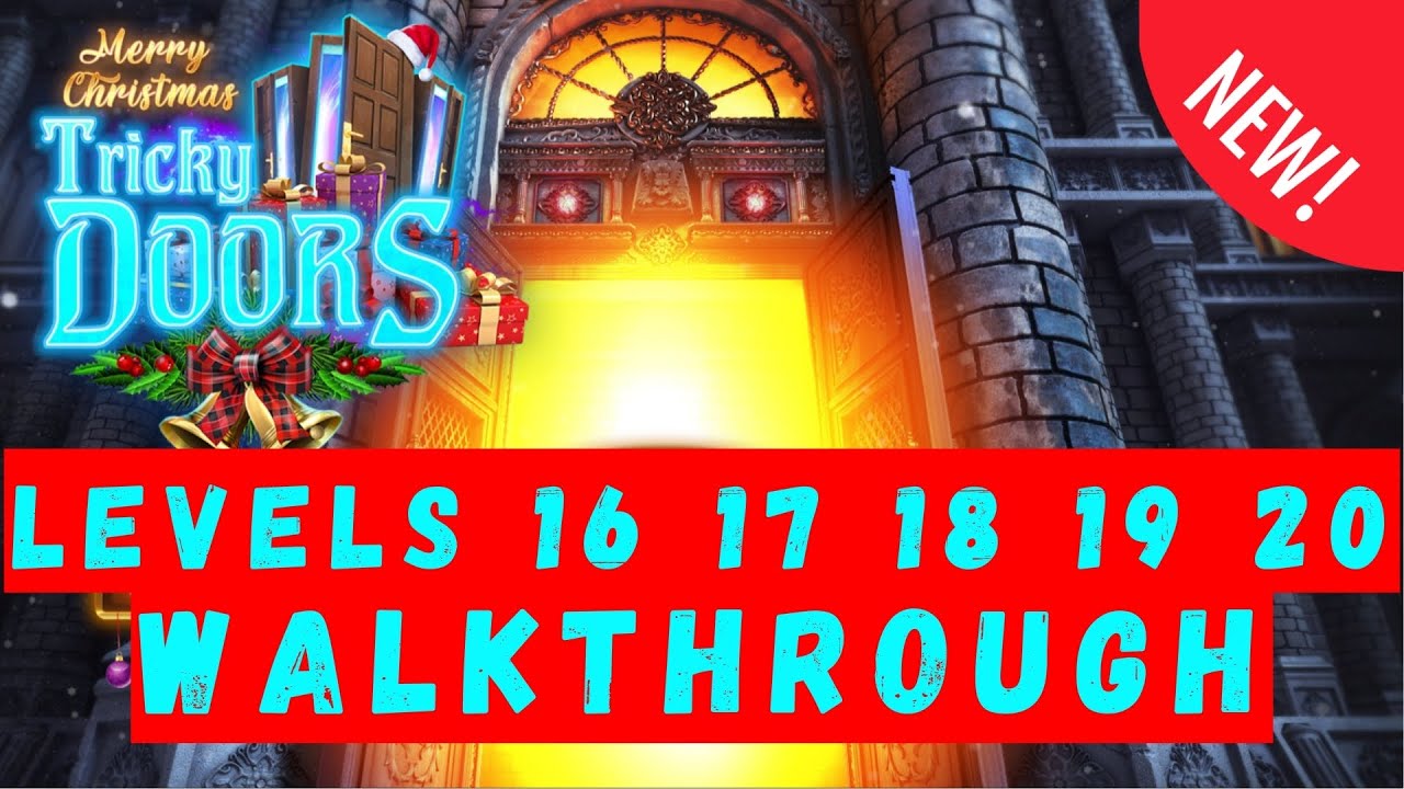 Tricky Doors Levels 16 17 18 19 20 Full Walkthrough Let's play ♥