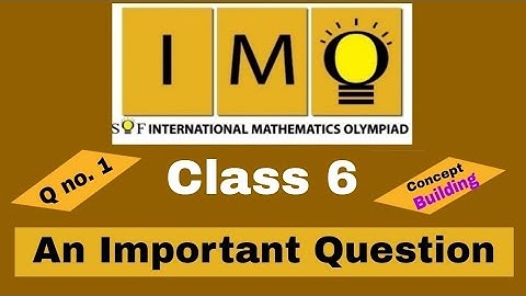 IMO Class 6 Question from 2022-23 Set A