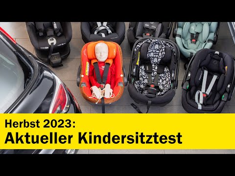 ÖAMTC Kindersitztest Herbst 2023 - 20 Kindersitze im Test