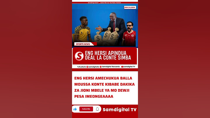 BREAKING NEWS! Rais Hersi Apindua Dili Simba! Balla Moussa Conte Ahamia Yanga! 🟢🟡🔥