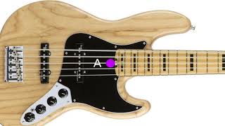 BASS GUITAR TUNING - 5 strings - (B E A D G)