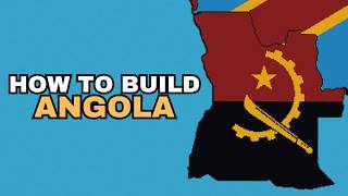 Angola - World Flag Map Tutorial [Part 83] [Minecraft]