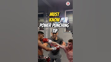 Must know punching power tip #boxing #boxingtutorial #boxingtips #boxingtechnique #learnboxing #fyp