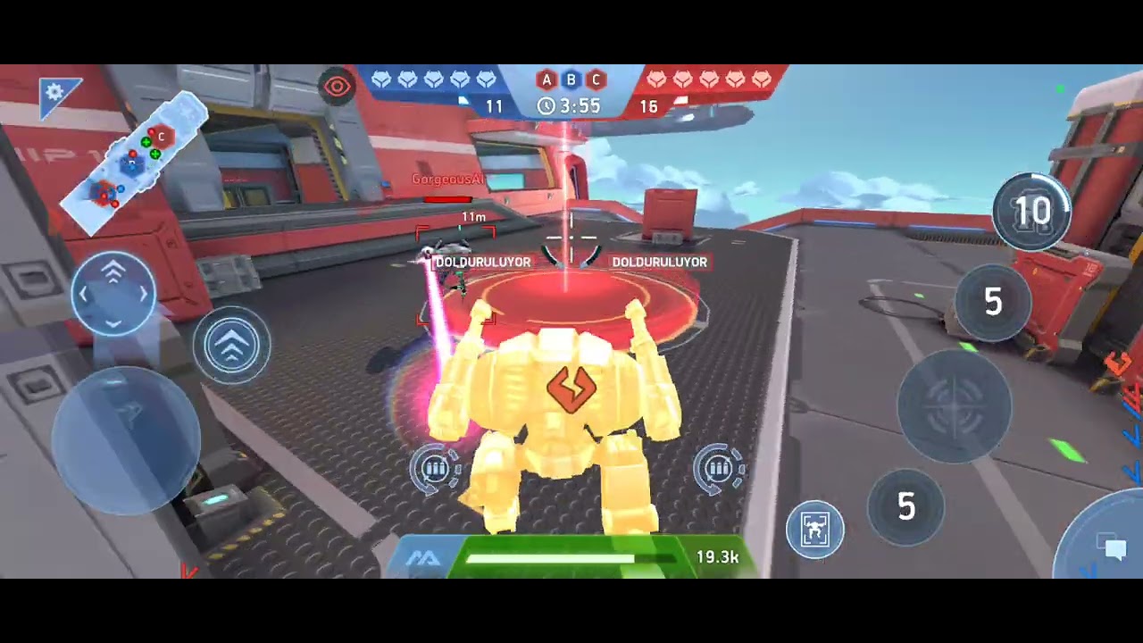 Mech arena oynuyorum :D