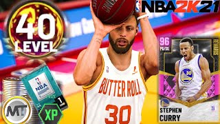 PINK DIAMOND STEPHEN CURRY IS FINALLY A BUTTER ROLL FAM LETS GO LEVEL 40 | NBA 2K21 MYTEAM NMS Ep.18