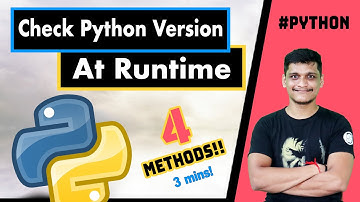 Check Python Version at Runtime | Detect Python Version from Scripts | (4 ways) by OsChannel