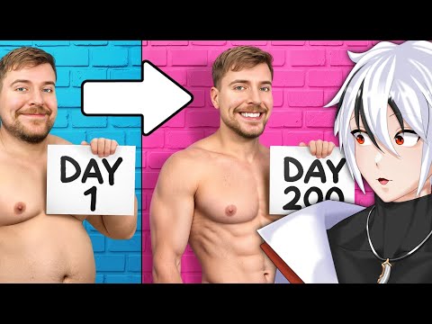 Jinyo the Vtuber Reacts to MrBeast Lose 100 LBs, Win $250,000!