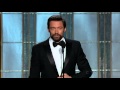 Hugh Jackman wins Best Actor (Comedy or Musical) - Golden Globes 2013