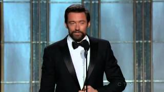 Hugh Jackman wins Best Actor (Comedy or Musical) - Golden Globes 2013