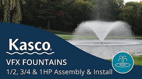 Kasco VFX 1/2, 3/4 & 1HP VFX Fountain: How To Assemble