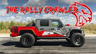 gladiator burnout jeep hellcat swapped fastest supercharged