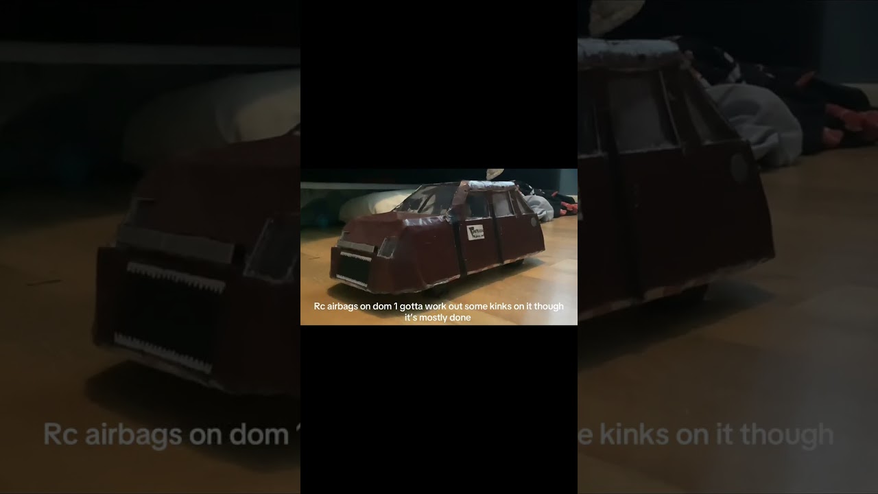 Rc airbags on cardboard dominator 1 complete 