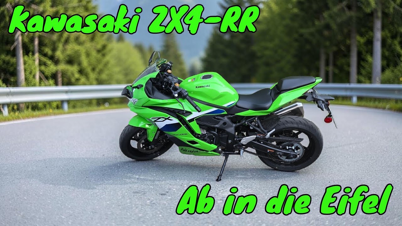 Übermittlung nachrichtendienstlicher Kawasaki ZX4-RR - Day 2 | Off to the Eifel | Finally time to open