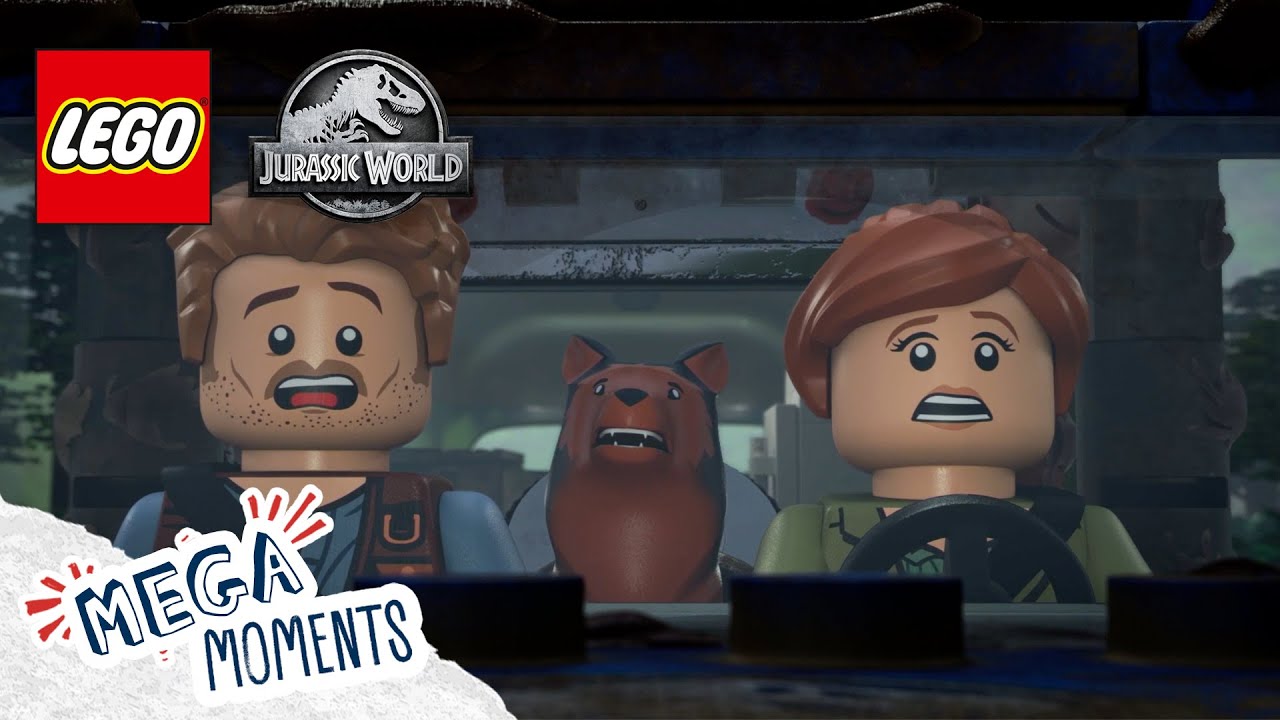 Owen and Claire's Close Call! 😰 | LEGO Jurassic World: Legend of Isla Nublar | Mega Moments