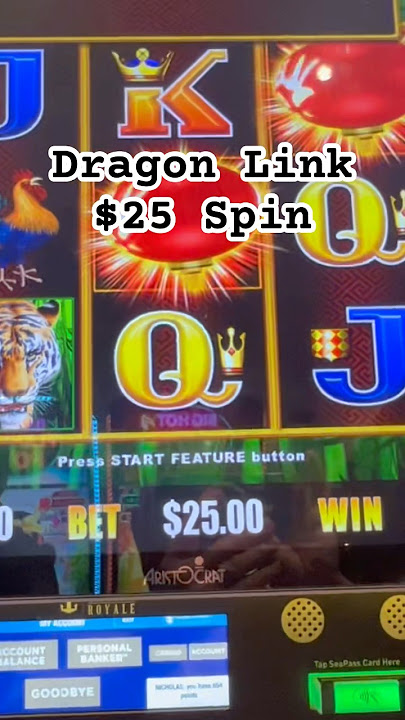 Huge Bet on Dragon Link Slot Machine #shorts