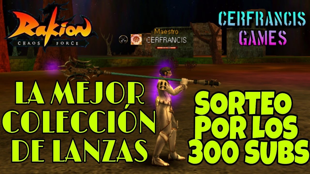 Rakion | Mi colección de Lanzas + sorteo de mazo Frost Lava - YouTube