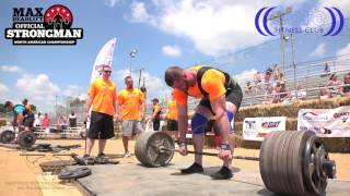 Adam Derks  Official Strongman Max Deadlift