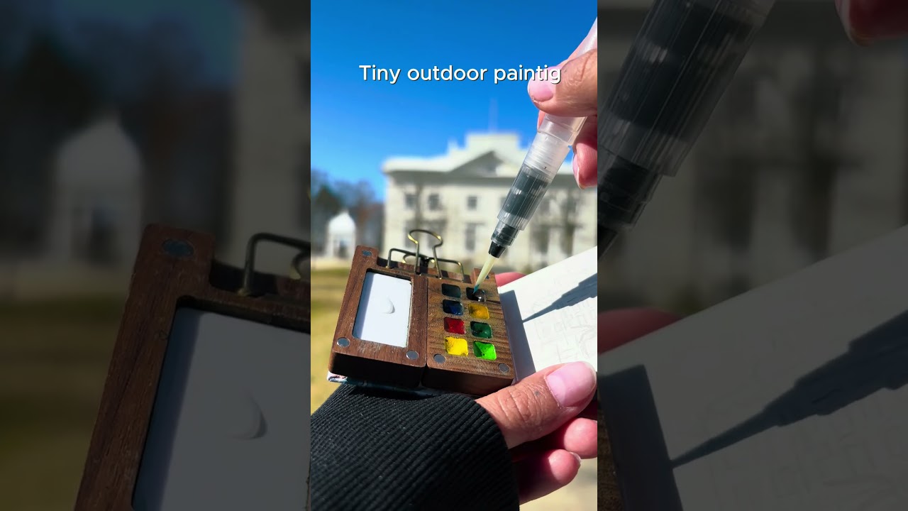 Tiny Outdoor Painting