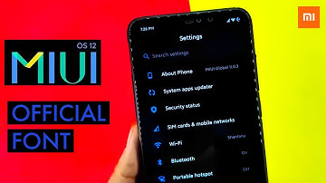 Install Miui 12 Official Font Available On Miui 11 Theme Store