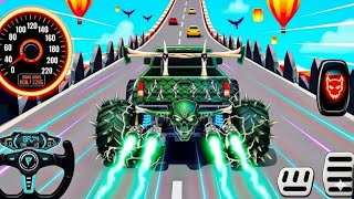 Mega Ramp Monster Car Racing 3D - Extreme Car Stunts - Android Gameplay screenshot 5