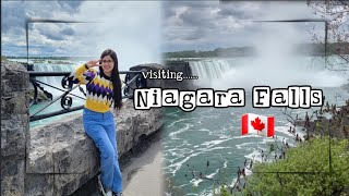 visiting niagara falls for the first time 🇨🇦|| canada || vlog || girne vali thi 🤭😅