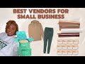The Best Vendors for Small Business- Cricut & Clothing Blanks Custom Shipping Boxes and More