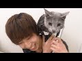 てつのすけ、初めての風呂で発狂する