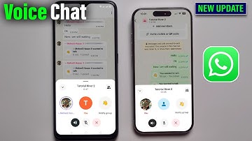 How to Use WhatsApp Voice Chat Feature | WhatsApp Voice Chat New Update