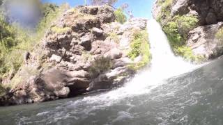 Cliff diving Potrero Grande Chile