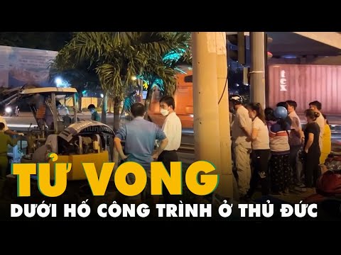 Video Nam công nhân tử vong dưới hố công trình ở Thủ Đức - youtube