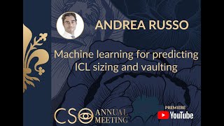 Machine learning for predicting ICL sizing and vaulting