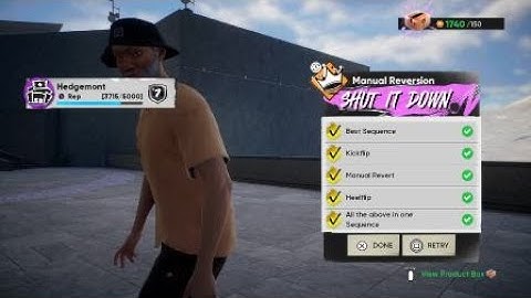 skate 4 - manual reversion challenge - all of the above in one sequence