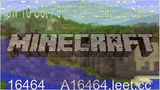 How to setgperms on leet.cc servers