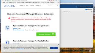Cyclonis Password Manager Overview screenshot 1