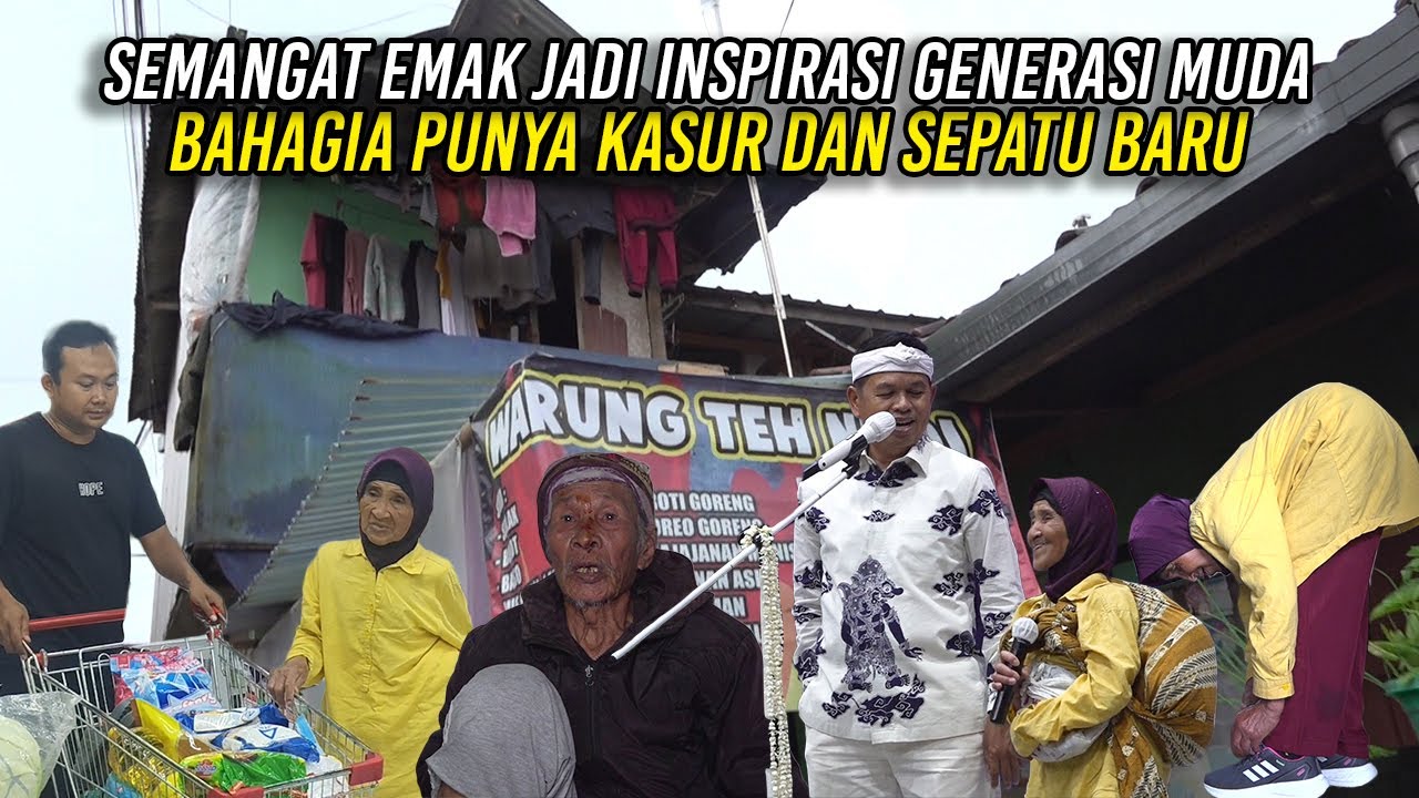 SEMANGAT MAK MULYATI JADI INSPIRASI GEENRASI MUDA | BAHAGIA PUNYA KASUR DAN SEPATU BARU