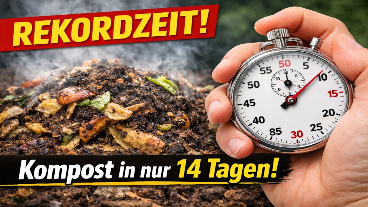 Gärtner-Geheimnis gelüftet: So machen Sie Kompost in REKORDZEIT (statt 1 Jahr zu warten!)
