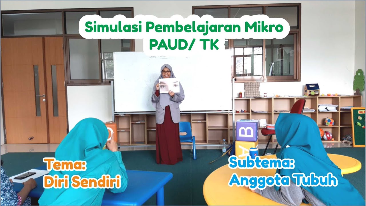 Simulasi Pembelajaran Mikro PAUD/TK Tema Diri sendiri Subtema Anggota Tubuh