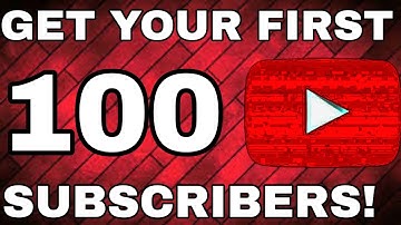 How To Get Your First 100 Subscribers on YouTube - BEST METHOD