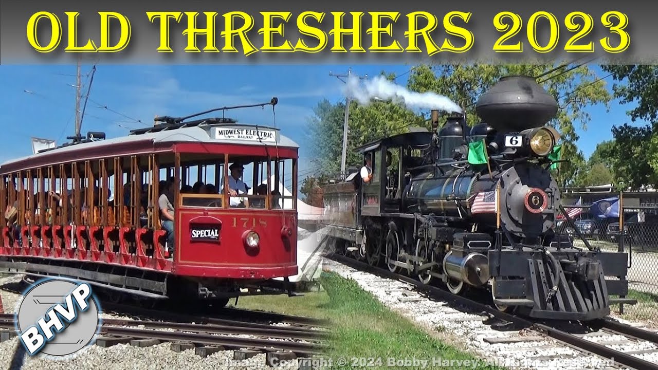 The Trains at Old Threshers, 2023 Mount Pleasant, IA YouTube