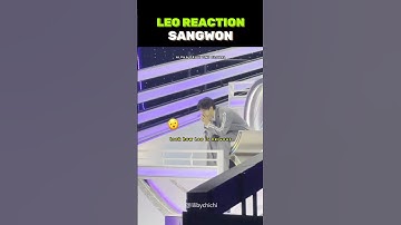 LEO REACTION TO SANGWON 알파드라이브원 #보이즈2플래닛 #ボーイズ2プラネット #ald1 #알파드라이브원 #leeleo #sangwon #alphadriveone